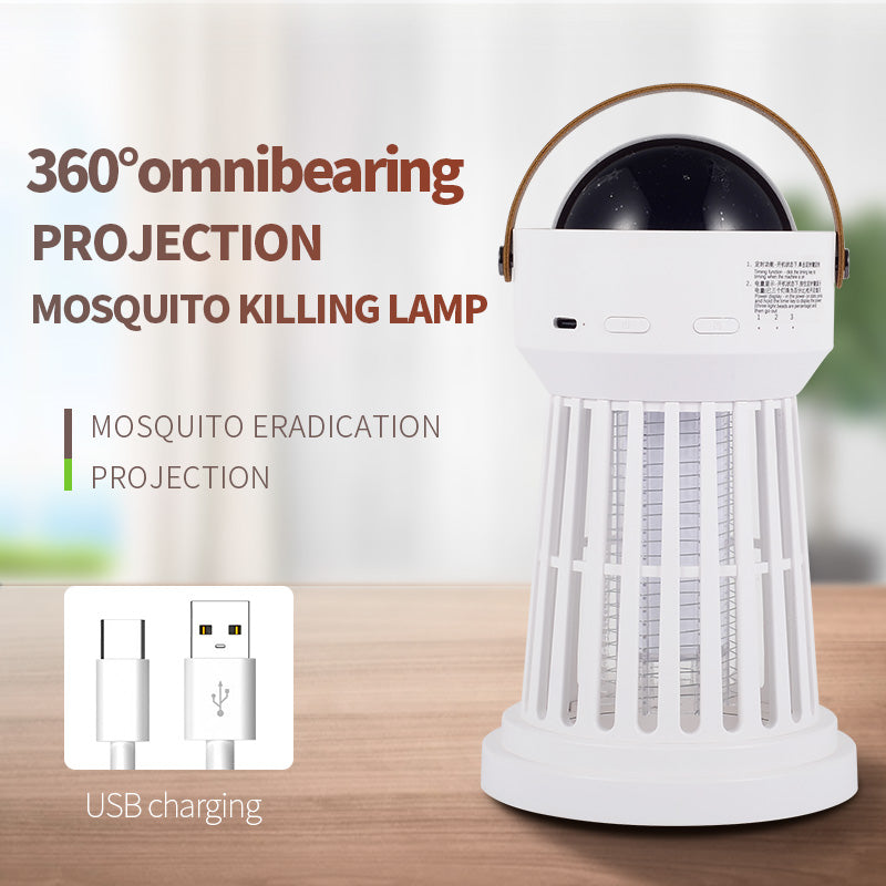 2-in-1 Electric Mosquito Killer with Star Projection