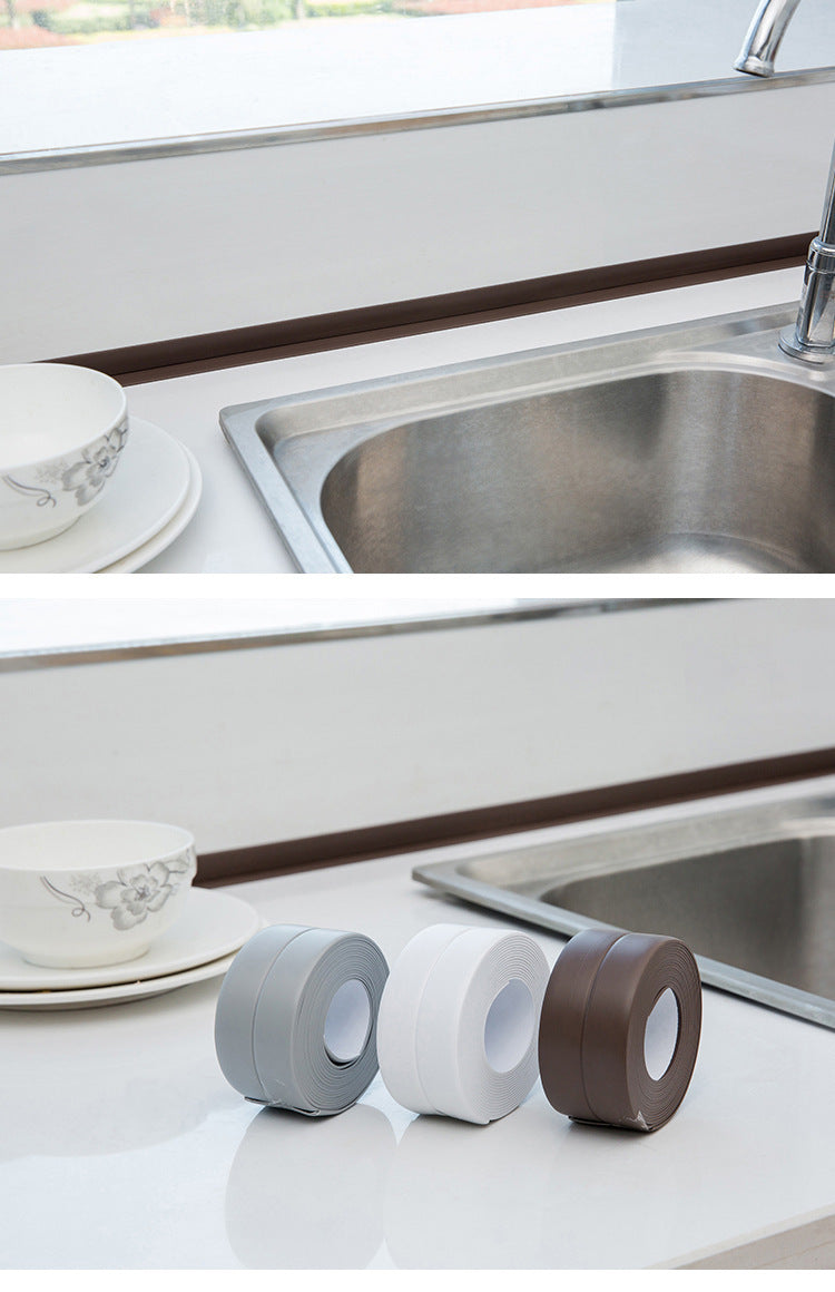 Mildew-proof Waterproof Tape Kitchen Sink Door Gap Sticker Seal