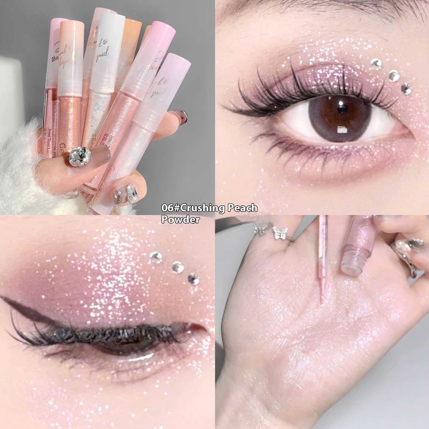 Liquid Eye Shadow Thin And Glittering Pearlescent No Falling Out