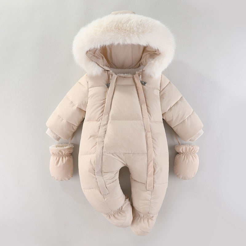 Jumpsuit Fleece-lined Quilted Cotton-padded Clothes