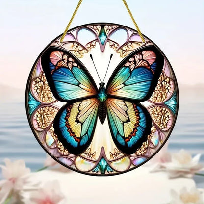 Creative Butterfly Theme Home Wall Decoration Acrylic Hanging Painting