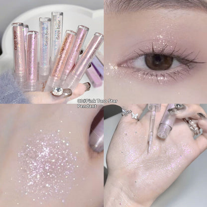 Liquid Eye Shadow Thin And Glittering Pearlescent No Falling Out