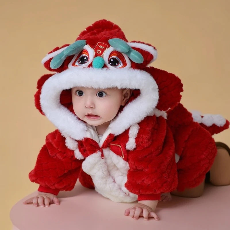 Winter Fleece-lined Thickened Jumpsuit