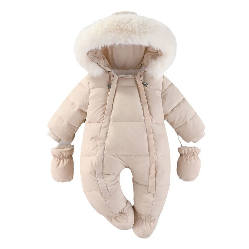 Jumpsuit Fleece-lined Quilted Cotton-padded Clothes