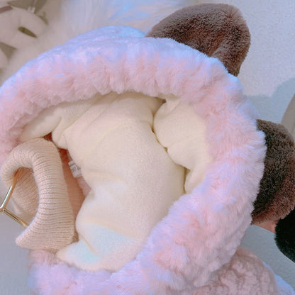 Girls' Fashion Casual Thickening Fleece-lined Cotton-padded Jacket