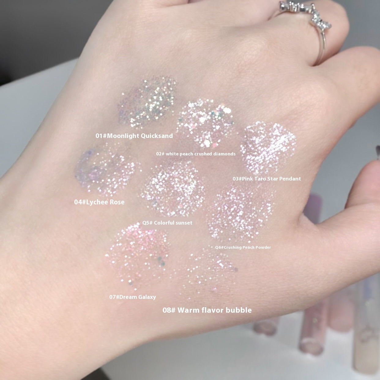 Liquid Eye Shadow Thin And Glittering Pearlescent No Falling Out