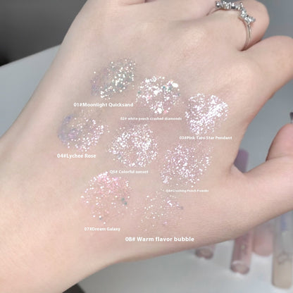 Liquid Eye Shadow Thin And Glittering Pearlescent No Falling Out