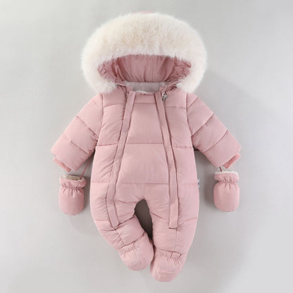 Jumpsuit Fleece-lined Quilted Cotton-padded Clothes