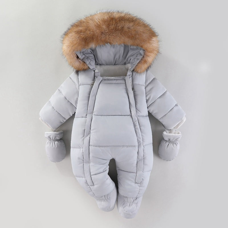 Jumpsuit Fleece-lined Quilted Cotton-padded Clothes