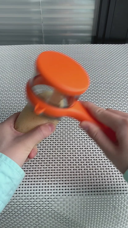 Kitchen Multi-Functional Peeler With Bucket Storage Scratcher Fruit Peeling Knife Storage Peeler Kitchen Gadgets