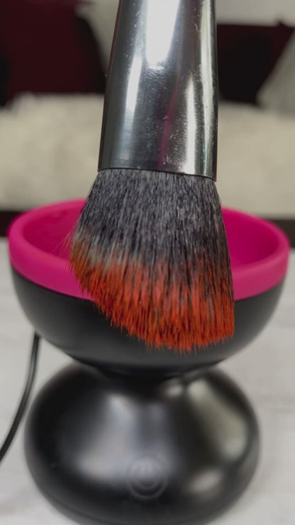 Electric Makeup Brush Cleaner Machine Portable Automatic USB Cosmetic Brush Cleaner Tools For All Size Beauty Makeup Brushes Set